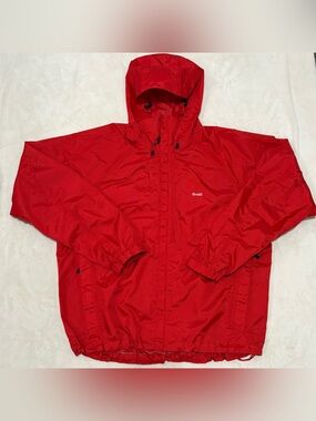 Gage Technical Gear Red Windbreaker Gorpcore Jacket - Size Large